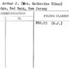 White, Arthur J. (Mrs. Katharine Elkus)