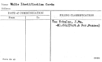 White Identification Cards