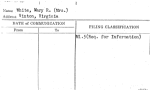 White, Mary R. (Mrs.)