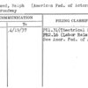 Whitehead, Ralph (American Fed. of Actors) (Exec. Sec.)