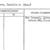 Whitmore, Isabelle M. (Miss)
