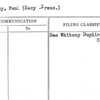 Whitney, Paul (Secy -Treas.)