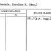 Whittendale, Caroline R. (Mrs.)