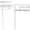 Whittinghill, R.C.