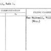 Whitwell, Ruth L.