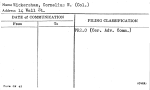 Wickersham, Cornelius W. (Col.)