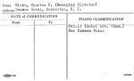 Wicks, Charles F. (Managing Director)