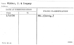 Widder, J. & Company