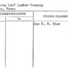 Wier Long Leaf Lumber Company