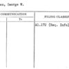 Wierman, George W.