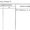 Wilcox, George D.