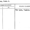 Wilcoxon, Irwin J.