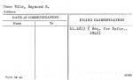 Wile, Raymond R.