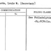 Wilgarde, Louis W. (Secretary)