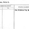 Wilkins, Orrin E.