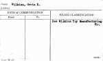 Wilkins, Orrin E.