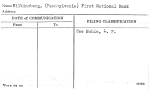 Wilkinsburg, (Pennsylvania) First National Bank