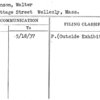 Wilkinson, Walter