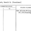 Willard, Donald E. (President)