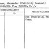 Williams, Alexander (Publicity Counsel)