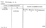 Williams, D.D.
