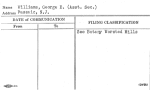 Williams, George E. (Asst. Sec.)