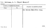 Williams, H.C. (Export Manager)