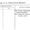 Williams, H.K. (Advertising Manager)