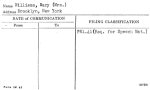 Williams, Mary (Mrs.)