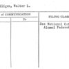 Willigan, Walter L.
