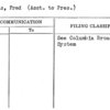 Willis, Fred (Asst. to Pres.)