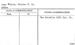 Wilson, Charles V. Jr.