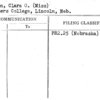 Wilson, Clara O. (Miss)
