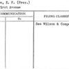 Wilson, E.F. (Pres.)