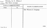 Wilson, E.F. (Pres.)