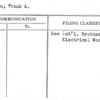 Wilson, Frank A.