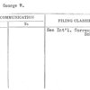 Wilson, George W.