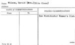 Wilson, Gerald (Mrs.)(Ella Close)