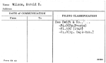 Wilson, Harold E.