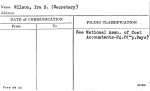 Wilson, Ira S. (Secretary)