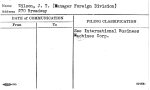 Wilson, J.T. (Manager Foreign Division)