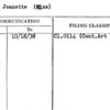 Wilson, Jeanette (Miss)