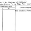 Wilson, W.A. (Chairman of Publicity)