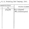 Wilson, W.D. Printing Ink Company, Ltd.