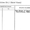 Wind, William (Jr.) (Chief Clerk)