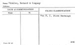 Winkler, Bernard & Company
