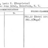 Winne, Lewis F. (Proprietor)