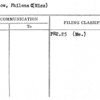 Winslow, Philena C(Miss)
