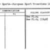 Winter Sports--European Sport Pormotions Limited