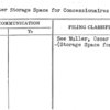 Winter Storage Space for Concessionaires